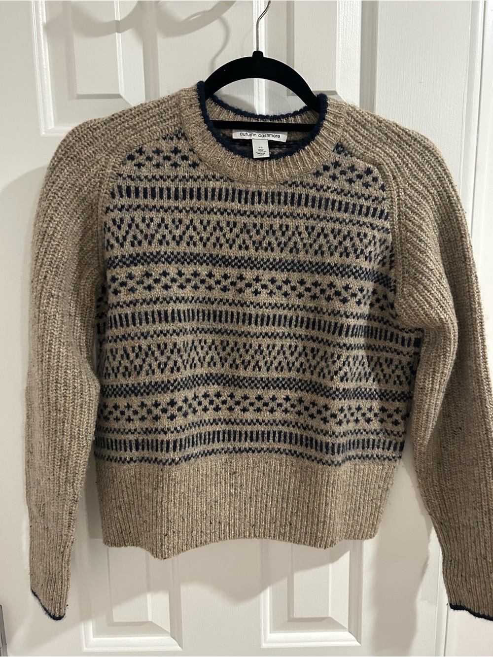 Autumn Cashmere Fair Isle Cashmere Sweater XS